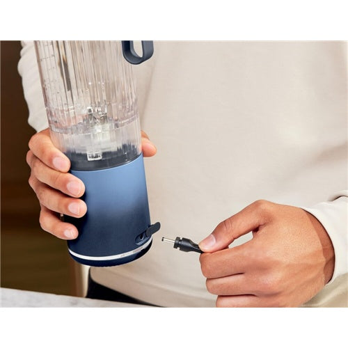 Blender Ninja Cordless Smoothie Maker Blast Max BC251EUNV (moder, na baterije, 570 ml skodelica)