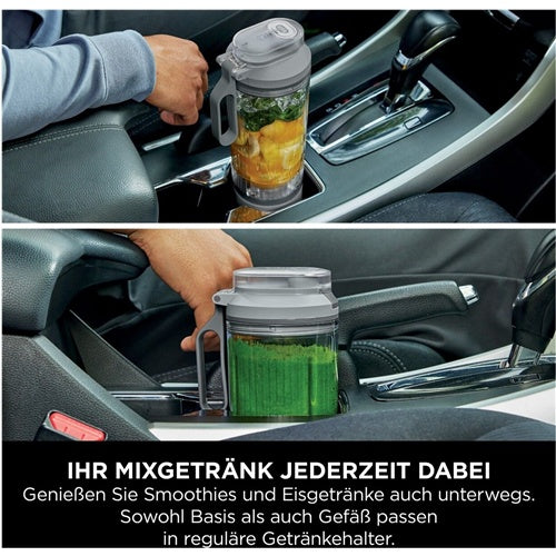 Blender Ninja Cordless Smoothie Maker Blast Max BC251EUSL (srebrn, na baterije, 570 ml skodelica)