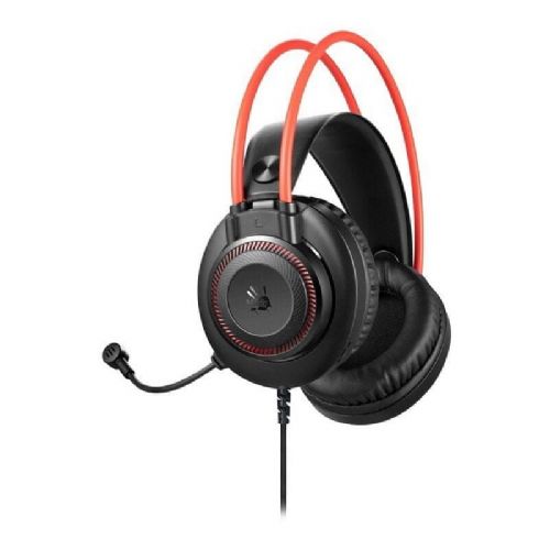 Bloody G200 headphones, A4tech G200, 50 mm drivers, 7-color LED lighting, 2 m cable, black