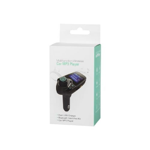 Bluetooth 5.0 car FM transmitter 2x USB 12V