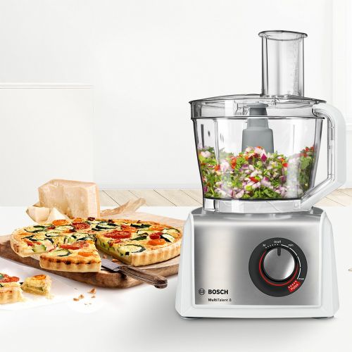 Kompaktni kuhinjski robot Bosch Multi Talent 8 1250 W bela/nerjaveče jeklo