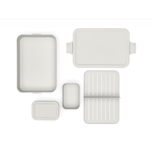 Brabantia lunch box, light grey