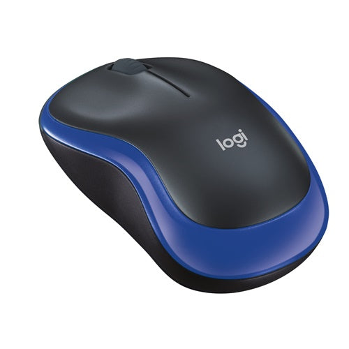 Brezžična miška Logitech M185, modra