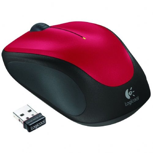 Brezžična miška Logitech M235 (rdeča)