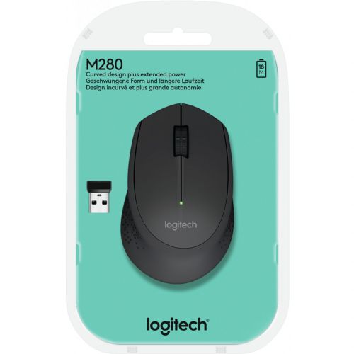 Brezžična miška Logitech M280 (črna)