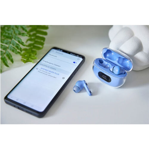 Brezžične slušalke Intenso Buds Plus T315AE, modra
