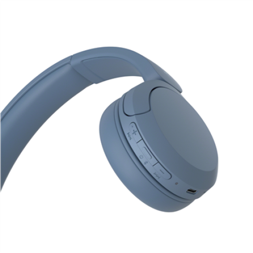 Brezžične slušalke Sony WH-CH520, USB-C, Bluetooth, modra