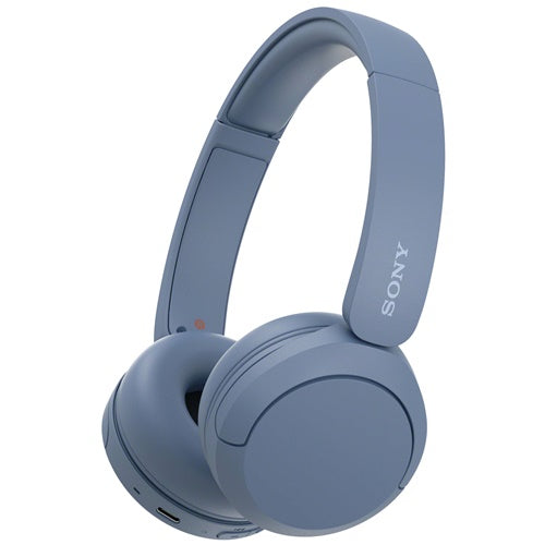Brezžične slušalke Sony WH-CH520, USB-C, Bluetooth, modra