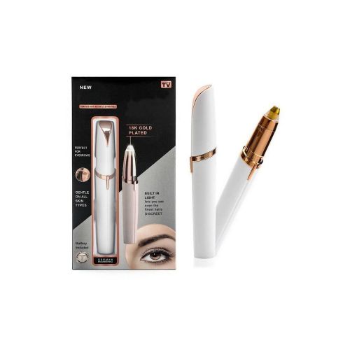Cordless eyebrow and facial epilator with LED 18715346