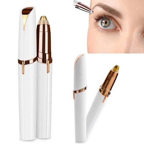 Cordless eyebrow and facial epilator with LED 18715346