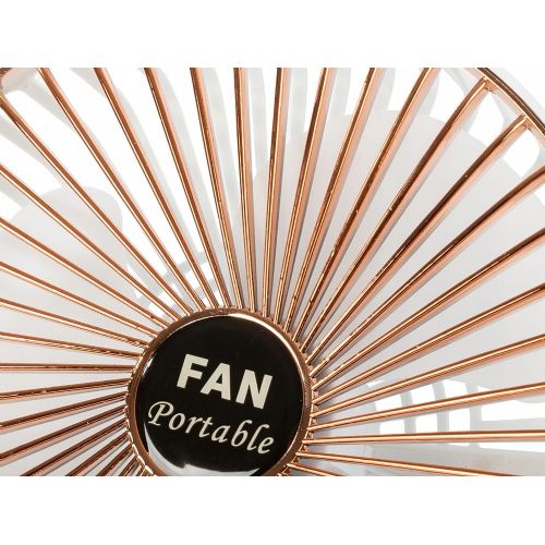 Verk fan, wireless, portable, USB charging, 3 speeds, 16.5 cm, white