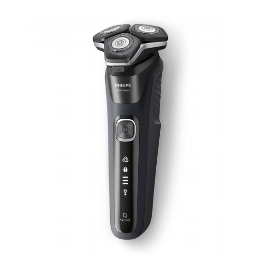 Philips S5898/35 SkinIQ shavers, wet and dry shaving, 360° pivoting heads, 45 steel blades, up to 60 min of cordless use, built-in trimmer