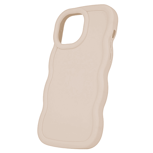 Bubble silicone case for iPhone 16 Pro - beige