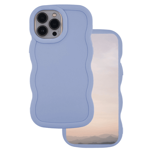 Bubble silicone case for iPhone 16 Pro - purple