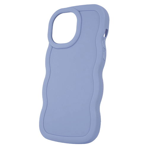 Bubble silicone case for iPhone 16 - purple