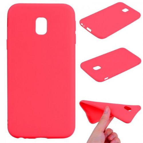 Candy thin silicone case (0.3) for Samsung Galaxy J3 2017 J330 - pink