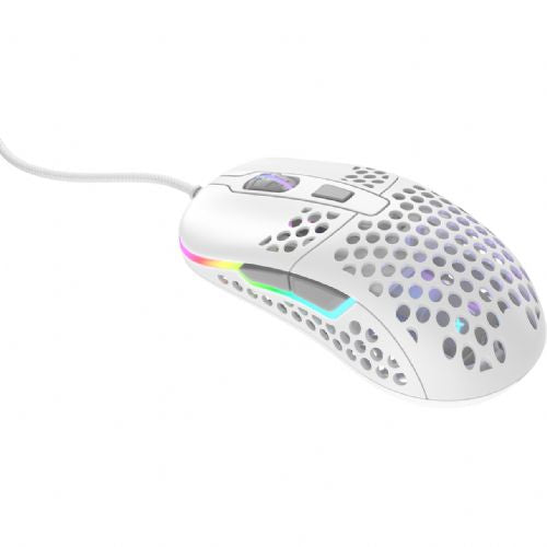 Miška CHERRY Xtrfy MSM M42 RGB, bela