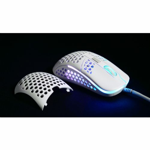Miška CHERRY Xtrfy MSM M42 RGB, bela