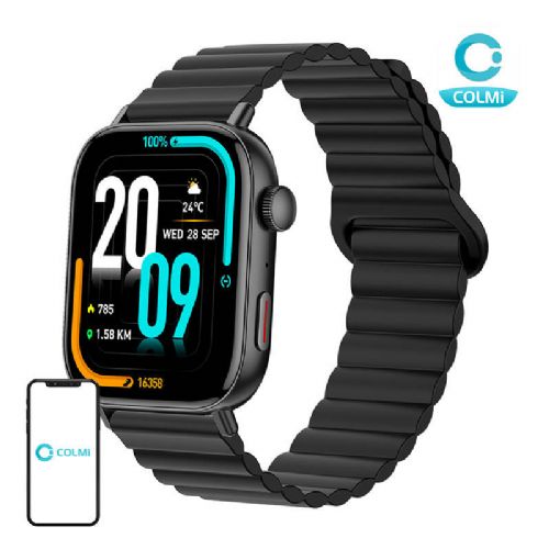Pametna ura z magnetnim paščkom Colmi C8 Max (črna)