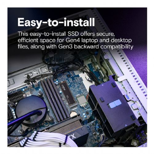Vgradni SSD disk Crucial P310 4TB M.2 NVMe PCIe Gen4 2280, hitrost branja 7100 MB/s, s hladilnikom