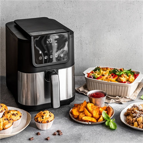 Rommelsbacher FRH 1500 XL deep fryer, 1,500W, for 5 L, black/stainless steel
