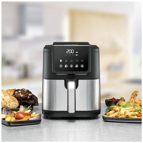 Cvrtnik Rommelsbacher FRH 1500 XL, 1.500W, za 5 L, črna/nerjaveče jeklo