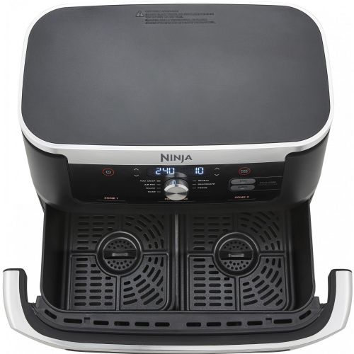 Cvrtnik na vroč zrak Ninja Foodi FlexDrawer AF500EU, 2470 W, za 10,4 l (2 x 5,2 l), črna/nerjaveče jeklo