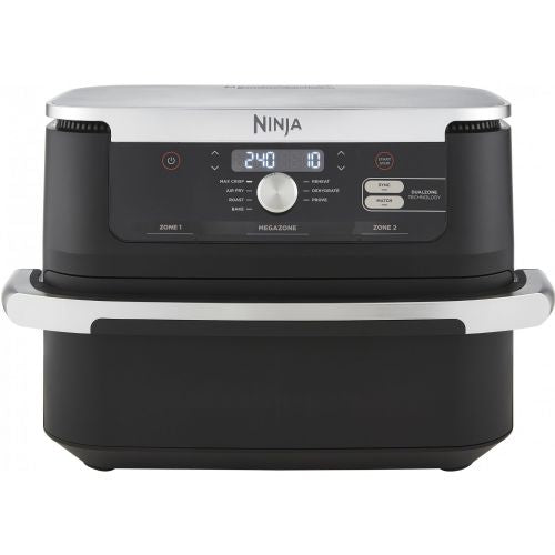 Ninja Foodi FlexDrawer AF500EU Air Fryer, 2470 W, for 10.4 l (2 x 5.2 l), black/stainless steel