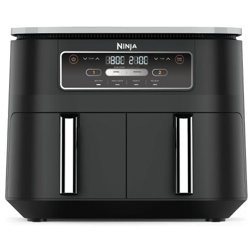 Air fryer Ninja AF200EU 7.6l, 2 baskets, 2400W, digital display, black