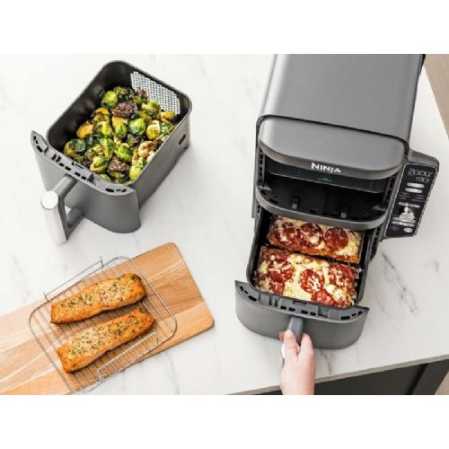 Ninja SL400EU Deep Fryer 9.5 l, 2 drawers, 2470 W, 6 programs, digital control panel