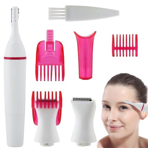 Women's cordless trimmer and epilator for face and bikini