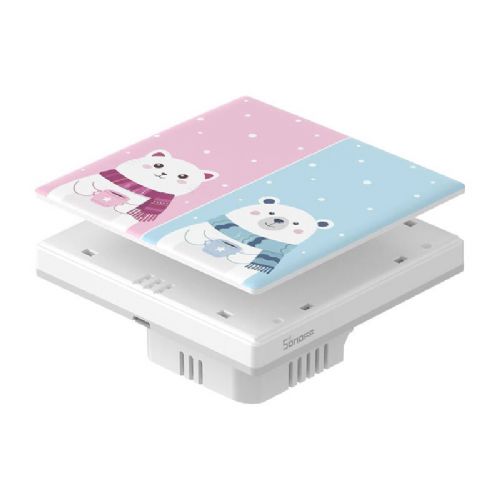 Decorative cover/cover for SONOFF Cartoon 2C T5 touch switch
