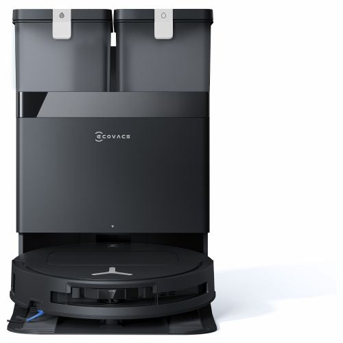 Robotski sesalnik Ecovacs Deebot T50 OMNI Gen3 črn, sesalna moč 25000 Pa, mokro brisanje, samopraznjenje, pametna navigacija