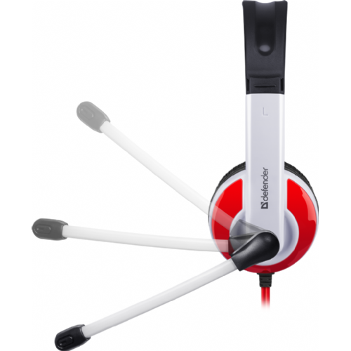Defender Warhead G-120 (64098) volume control white/red, headphones with microphone