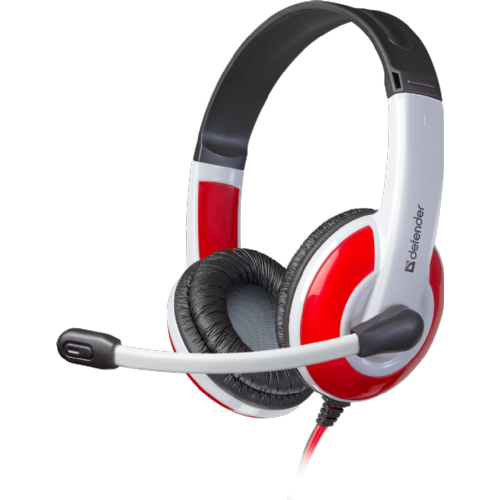 Defender Warhead G-120 (64098) volume control white/red, headphones with microphone