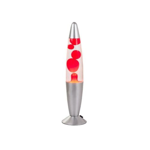 Decorative magma lava lamp red