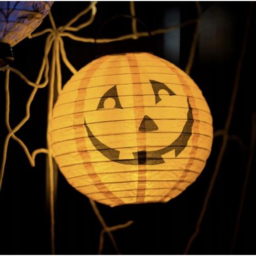 Decorative foldable LED pumpkin lamp 20cm