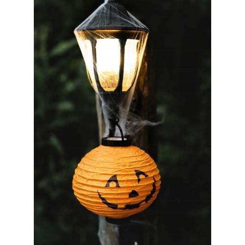 Decorative foldable LED pumpkin lamp 20cm