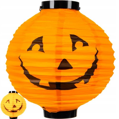 Decorative foldable LED pumpkin lamp 20cm