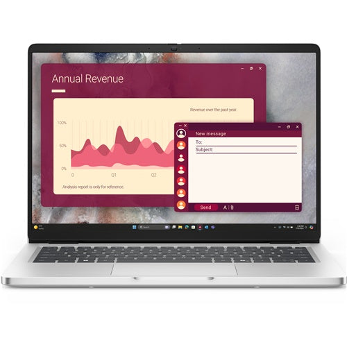 Prenosnik Dell Pro 14 (PC14250), Intel Ultra 7-255U/16 GB/SSD 512 GB NVMe/35,56 cm (14"), FHD+/Integrated WLAN + BT/Backlit/Win11Pro