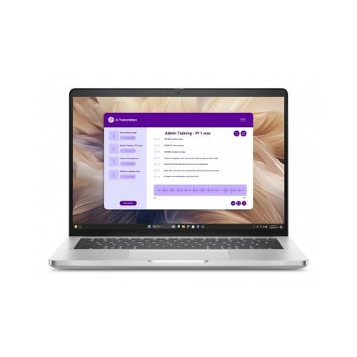 Prenosnik Dell Pro 14 Premium PA14250 Intel Ultra 5-236V/16GB/SSD 512GB NVMe/35,56 cm (14") WUXGA 300niti/FPR BK/Win11Pro, siva