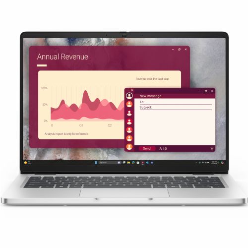 Prenosni računalnik Dell Pro 14 PC14250 U5-235U, 16GB RAM, 512GB SSD, 35,6 cm 14" FHD+, Intel vPro, DE, Windows 11 Pro