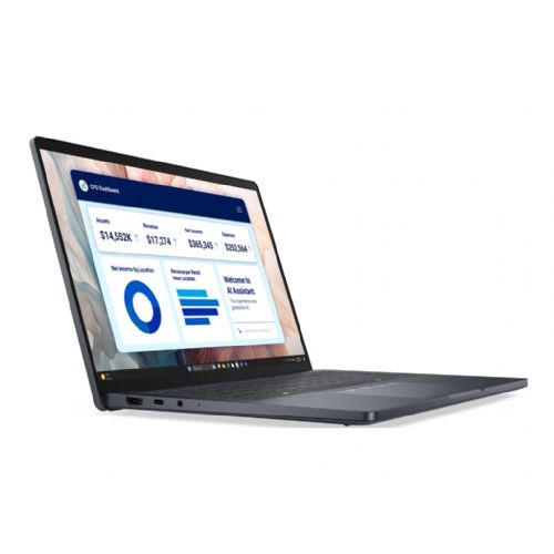 Prenosnik Dell Pro 14 Premium PA14250 Intel Ultra 5-236V/16GB/SSD 512GB NVMe/35,56 cm (14") WUXGA 300niti/FPR BK/Win11Pro, siva