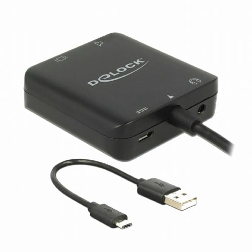 Delock Converter HDMI-HDMI 4K /3.5mm/ TOSLINK/SPDIF Audio Extractor 62784 (OPEN PACKAGING)