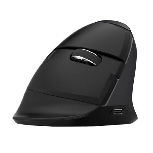 Pokončna miška Delux M618 Mini črna