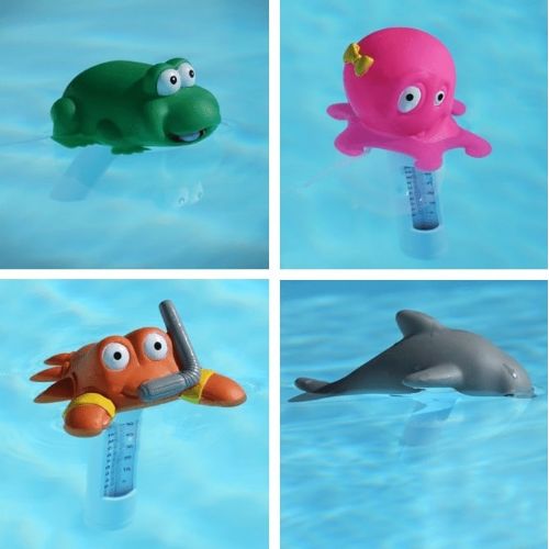 Desjoyaux Animals swimming pool thermometer, floating, -6 to +60 °C, animal motifs