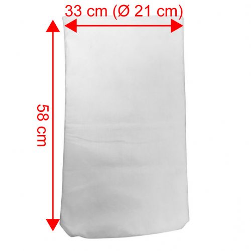 Desjoyaux filter bag 6 microns, polyester, ultra-fine filtration, white