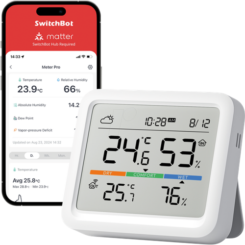 SwitchBot Meter Pro detector (white)