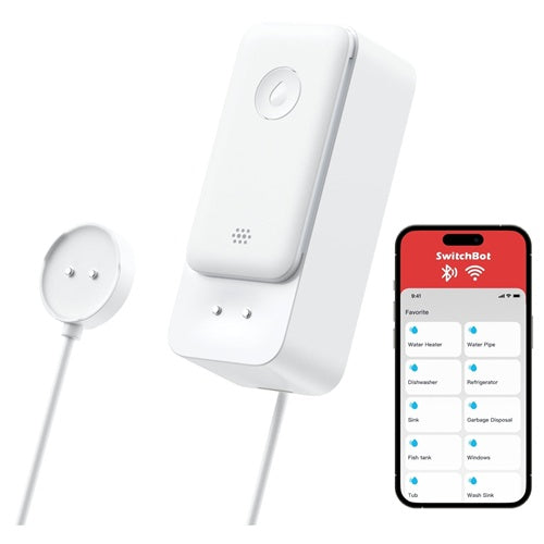 SwitchBot WiFi Water Detector with Sensor Cable (White)