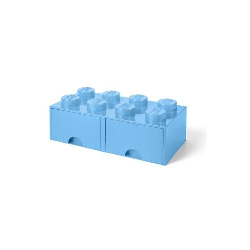 Lego®: Škatla za shranjevanje z gradnikom 8 - Svetlo modra (40061736)